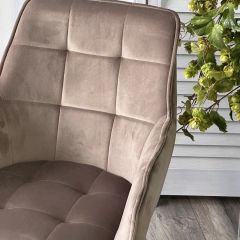 Стул MAVERICK 360 град. поворот. BLUVEL-40 BEIGE/ черный каркас, М-City в Заречном - zarechnyy.mebel24.online | фото 6