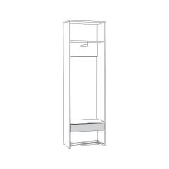 Трувор Шкаф для одежды 13.328.02 в Заречном - zarechnyy.mebel24.online | фото 2