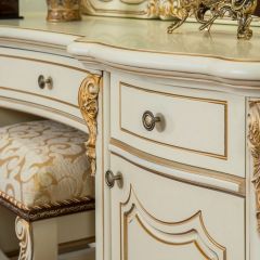 Туалетный стол + Зеркало Мона Лиза (крем) в Заречном - zarechnyy.mebel24.online | фото 4