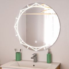 Зеркало Алжир 700 с подсветкой Домино (GL7033Z) в Заречном - zarechnyy.mebel24.online | фото 3