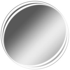 Зеркало Берг 700х700 с подсветкой Домино (GL7055Z) в Заречном - zarechnyy.mebel24.online | фото 1