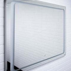 Зеркало Galaxy 70 alum с подсветкой Sansa (SG1005Z) в Заречном - zarechnyy.mebel24.online | фото 2
