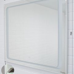 Зеркало Galaxy 80 alum с подсветкой Sansa (SG1006Z) в Заречном - zarechnyy.mebel24.online | фото 3