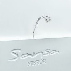 Зеркало Gia 75 white с подсветкой Sansa (SGa1044Z) в Заречном - zarechnyy.mebel24.online | фото 5