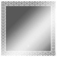 Зеркало Манила 700х700 с подсветкой Домино (GL7052Z) в Заречном - zarechnyy.mebel24.online | фото 1