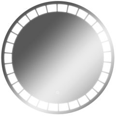 Зеркало Маскат 700х700 с подсветкой Домино (GL7057Z) в Заречном - zarechnyy.mebel24.online | фото 1