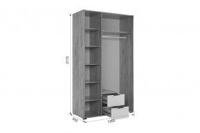 АДАМ Спальный гарнитур (модульный) графит в Заречном - zarechnyy.mebel24.online | фото 18