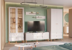 АФИНА Гостиная (модульная) кашемир серый в Заречном - zarechnyy.mebel24.online | фото 1