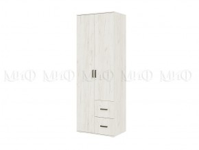 АЛТЕЯ Шкаф 2-х ств (Дуб крафт белый) в Заречном - zarechnyy.mebel24.online | фото 1