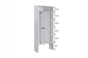 БАСКО Прихожая К7 (графит) в Заречном - zarechnyy.mebel24.online | фото 6