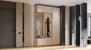 БАВАРИЯ Прихожая (дуб вотан/кашемир) в Заречном - zarechnyy.mebel24.online | фото