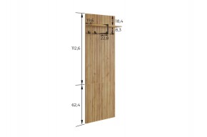 БОДРУМ Прихожая (модульная) дуб крафт золотой в Заречном - zarechnyy.mebel24.online | фото 2