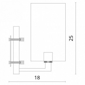 Бра Divinare Porta 5933/01 AP-1 в Заречном - zarechnyy.mebel24.online | фото 3