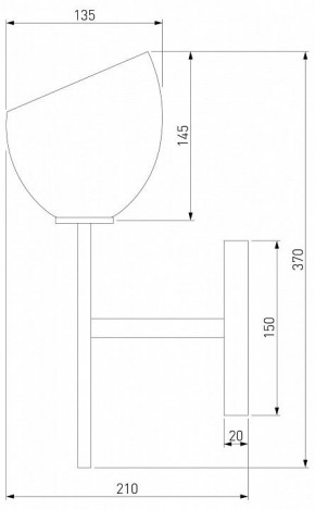 Бра Eurosvet Arrista 60130/1 хром в Заречном - zarechnyy.mebel24.online | фото 2