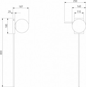 Бра Eurosvet Fredo 40033/1 латунь в Заречном - zarechnyy.mebel24.online | фото 3