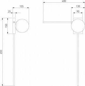 Бра Eurosvet Fredo 40034/1 латунь в Заречном - zarechnyy.mebel24.online | фото 4