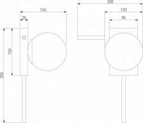 Бра Eurosvet Fredo 40036/1 латунь в Заречном - zarechnyy.mebel24.online | фото 4