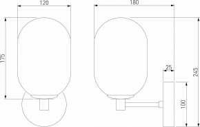 Бра Eurosvet Loona 60161 латунь в Заречном - zarechnyy.mebel24.online | фото 4