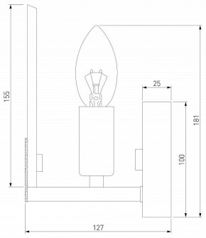 Бра Eurosvet Marble 60158/1 латунь в Заречном - zarechnyy.mebel24.online | фото 3