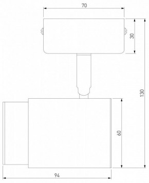 Бра Eurosvet Morgan 20124/1 белый/ черный в Заречном - zarechnyy.mebel24.online | фото 3