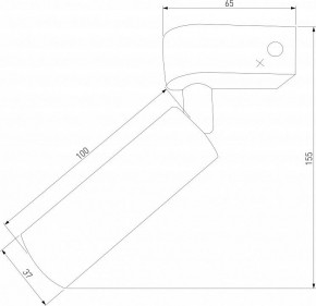 Бра Eurosvet Pitch 20143/1 LED титан в Заречном - zarechnyy.mebel24.online | фото 3