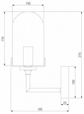 Бра Eurosvet Pluto 60156/1 хром в Заречном - zarechnyy.mebel24.online | фото 2