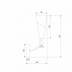 Бра Eurosvet Rhyton 60167/1 латунь в Заречном - zarechnyy.mebel24.online | фото 5