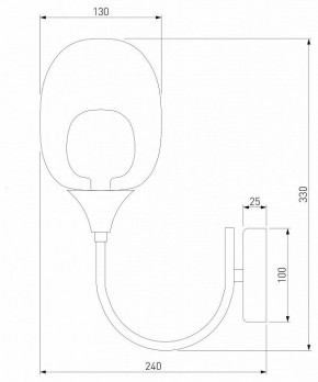 Бра Eurosvet Spritz 70218/1 латунь в Заречном - zarechnyy.mebel24.online | фото 4