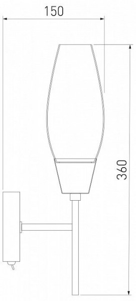 Бра Eurosvet Thalia 60140/1 сатин-никель в Заречном - zarechnyy.mebel24.online | фото 3