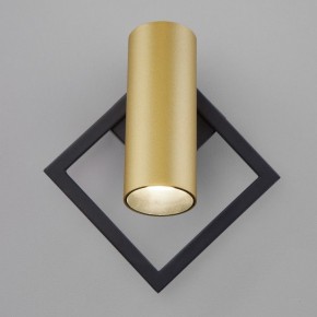 Бра Eurosvet Turro 20091/1 LED черный/ золото в Заречном - zarechnyy.mebel24.online | фото 4