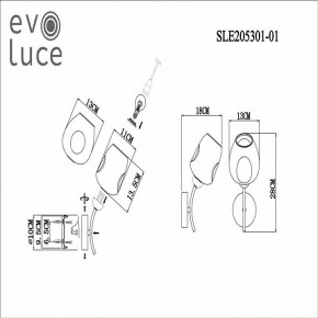 Бра EVOLUCE Besano SLE205301-01 в Заречном - zarechnyy.mebel24.online | фото 7