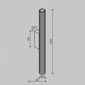 Бра Maytoni Calipso C082WL-12W2.7K-B в Заречном - zarechnyy.mebel24.online | фото 4