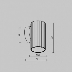 Бра Maytoni Calipso C106WL-01-GU10-B в Заречном - zarechnyy.mebel24.online | фото 6