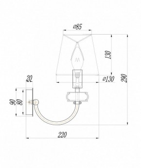 Бра Maytoni Roma ARM006WL-01G в Заречном - zarechnyy.mebel24.online | фото 3