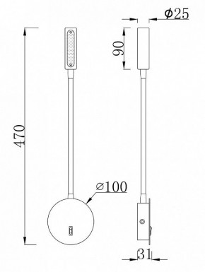 Бра Maytoni Stem C035WL-L3B3K в Заречном - zarechnyy.mebel24.online | фото 7