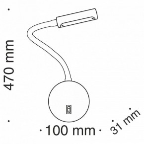 Бра Maytoni Stem C035WL-L3CH3K в Заречном - zarechnyy.mebel24.online | фото 6