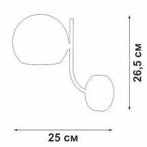 Бра Vitaluce V39570 V39570-8/1A в Заречном - zarechnyy.mebel24.online | фото 2