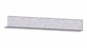 ДАЛЛАС Полка ПЛ-02 (цемент светлый) в Заречном - zarechnyy.mebel24.online | фото