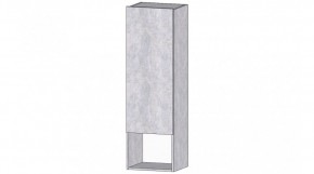 ДАЛЛАС Шкаф с полкой (цемент светлый) в Заречном - zarechnyy.mebel24.online | фото