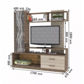 ДАРЬЯ Гостиная (Крафт серый/Крафт белый) в Заречном - zarechnyy.mebel24.online | фото 8