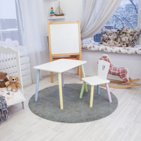 Детский комплект стол и стул «Корона» Rolti Baby (белый/цветной, массив березы/мдф) в Заречном - zarechnyy.mebel24.online | фото 2