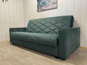 Диван Престиж-15 (НПБ+МДФ) велюр Sensey bottle green в Заречном - zarechnyy.mebel24.online | фото 3
