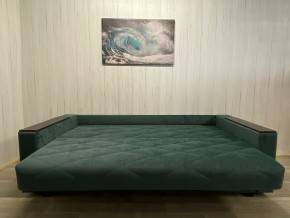Диван Престиж-15 (НПБ+МДФ) велюр Sensey bottle green в Заречном - zarechnyy.mebel24.online | фото 4
