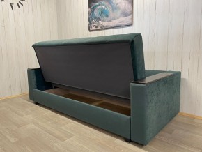 Диван Престиж-15 (НПБ+МДФ) велюр Sensey bottle green в Заречном - zarechnyy.mebel24.online | фото 5