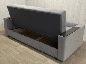 Диван Престиж-15 (НПБ+МДФ) велюр Sensey silver в Заречном - zarechnyy.mebel24.online | фото 4