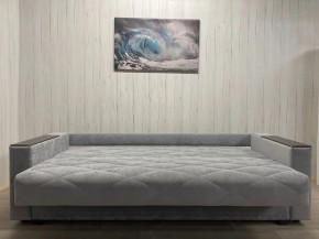 Диван Престиж-15 (НПБ+МДФ) велюр Sensey silver в Заречном - zarechnyy.mebel24.online | фото 5
