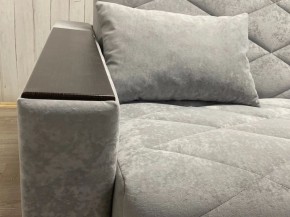 Диван Престиж-15 (НПБ+МДФ) велюр Sensey silver в Заречном - zarechnyy.mebel24.online | фото 6