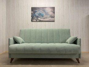 Диван Престиж-3 (НПБ) велюр Sensey mist green в Заречном - zarechnyy.mebel24.online | фото