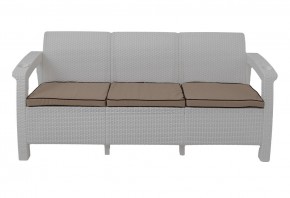 Диван Yalta Premium Sofa 3 Set (Ялта) белый (+подушки под спину) в Заречном - zarechnyy.mebel24.online | фото 2