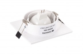 DK3021-WH Встраиваемый светильник, IP 20, 10 Вт, GU5.3, LED, белый, пластик в Заречном - zarechnyy.mebel24.online | фото 3